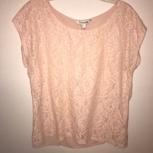 Pink Lace Top